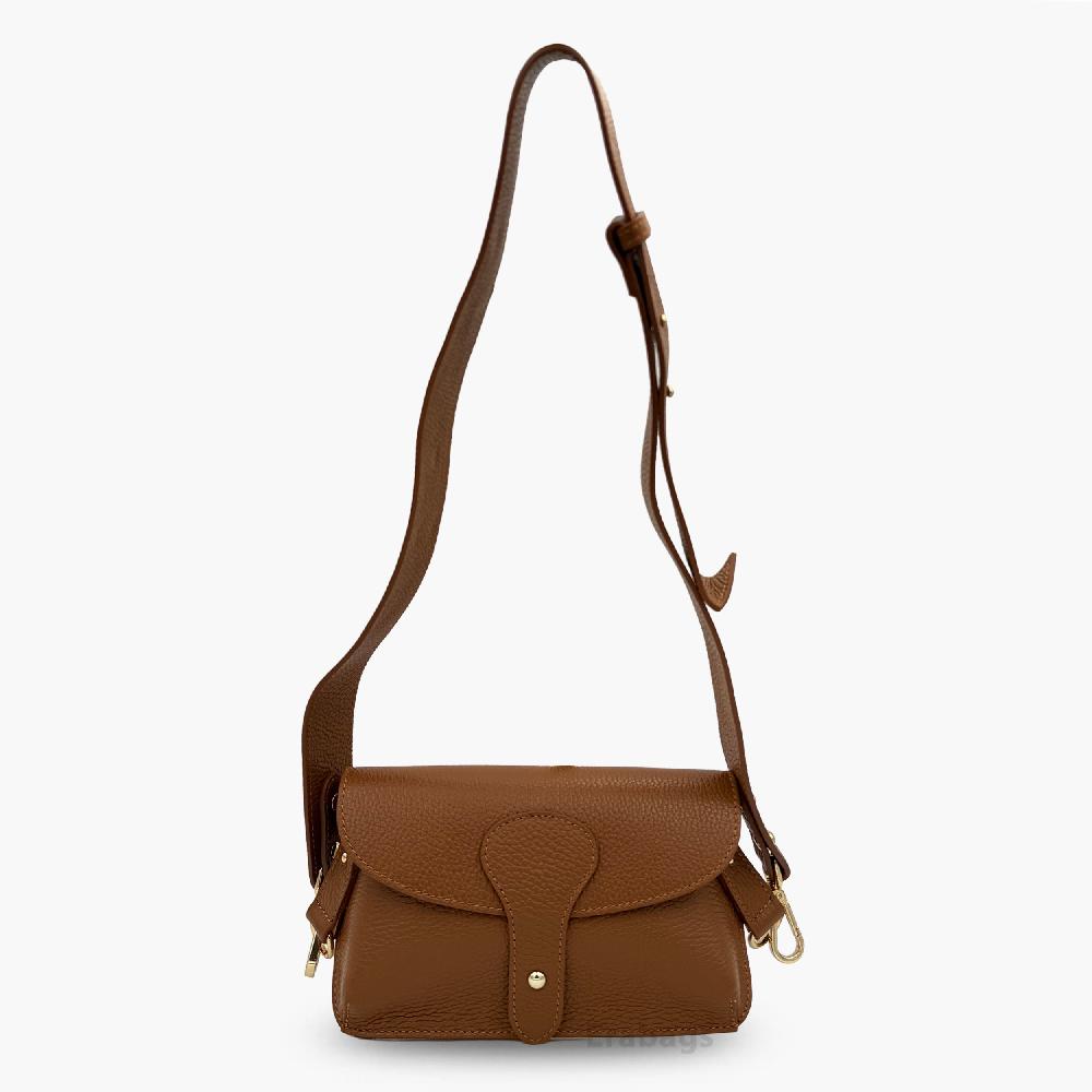 Messenger Bag aus echtem Leder Made in Italy EB10075