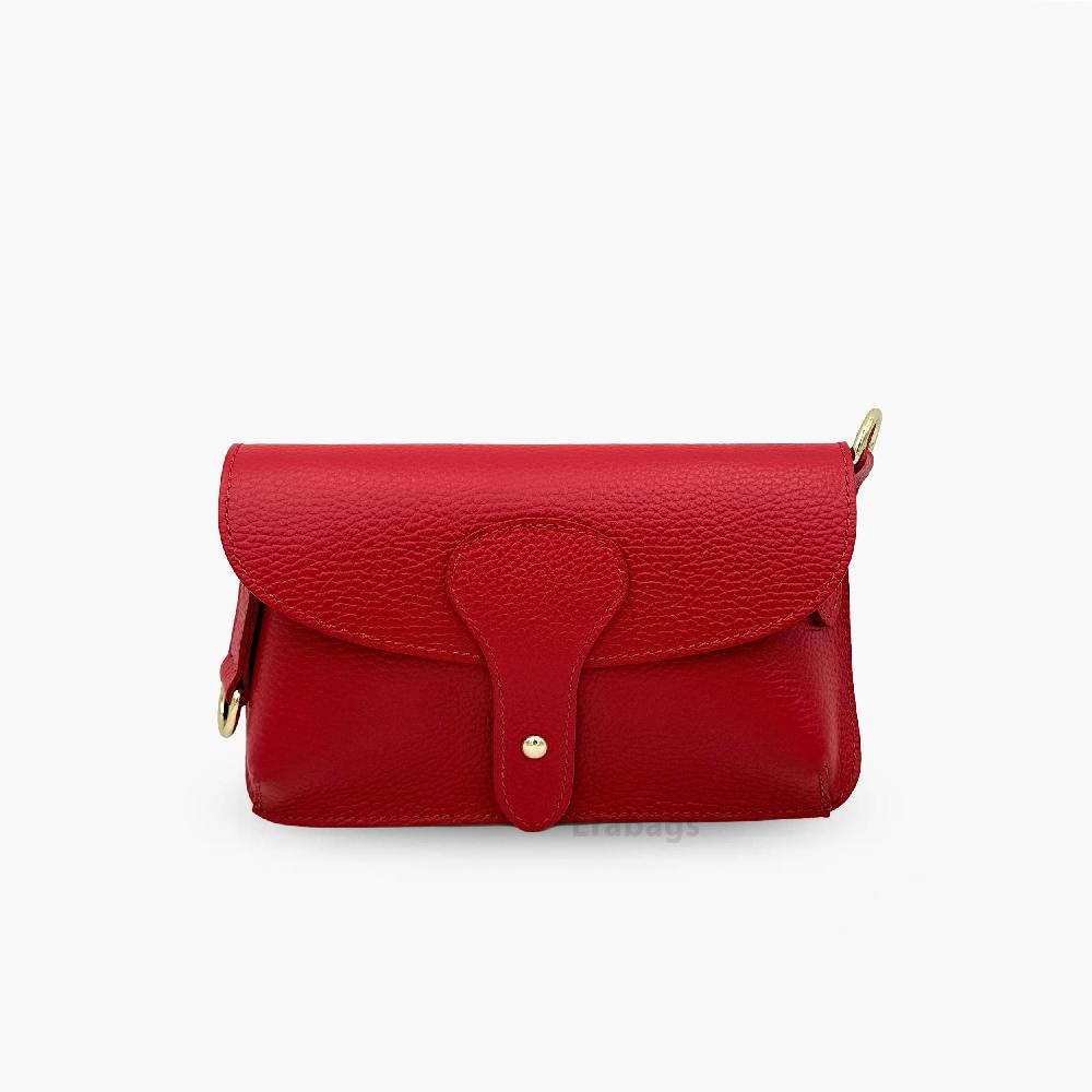 Messenger Bag aus echtem Leder Made in Italy EB10075