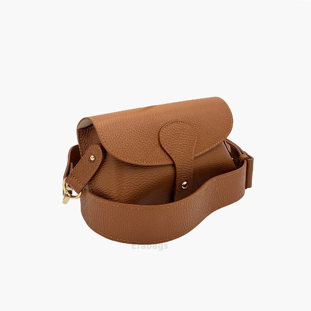 Messenger Bag aus echtem Leder Made in Italy EB10075