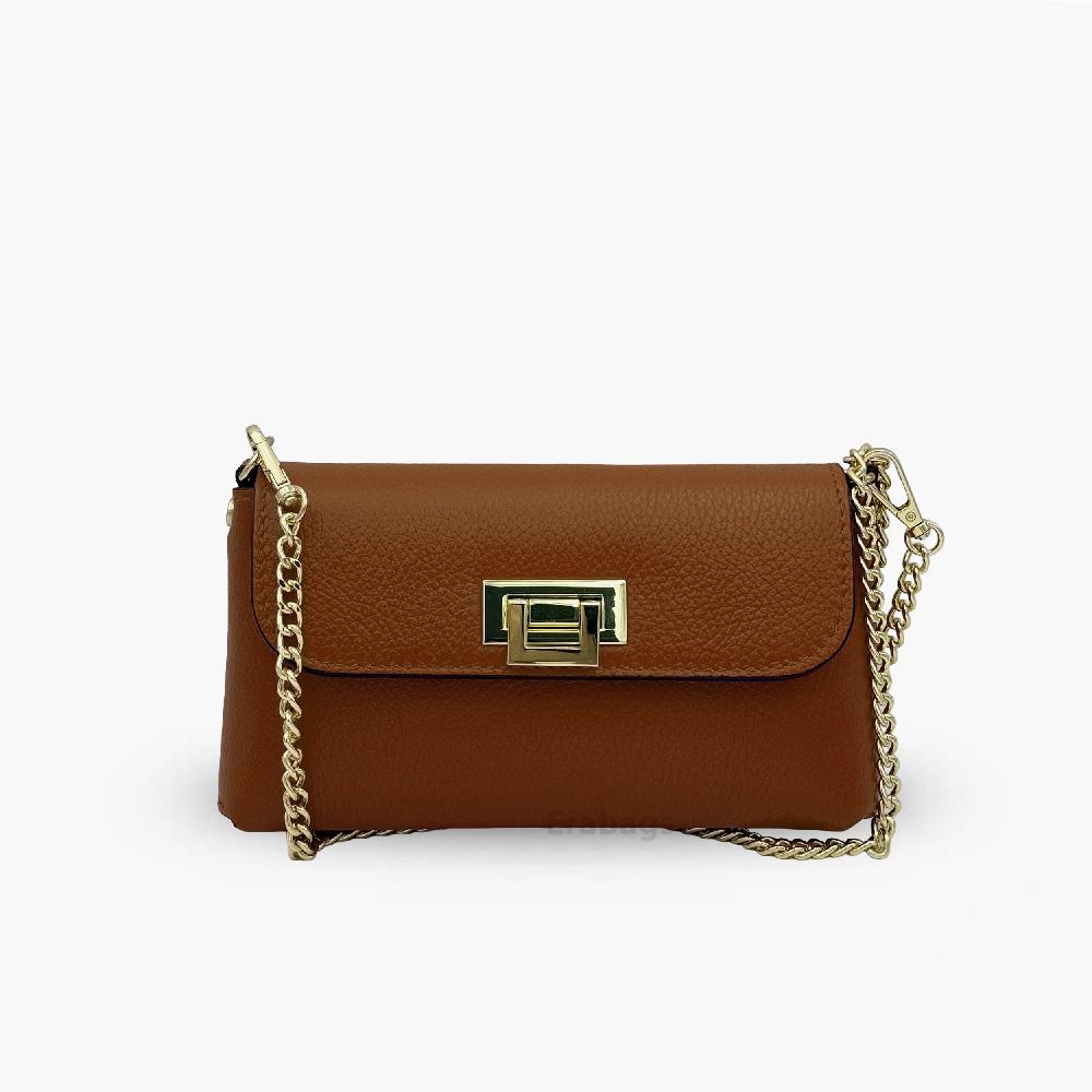 Messenger Bag aus echtem Leder Made in Italy EB10076