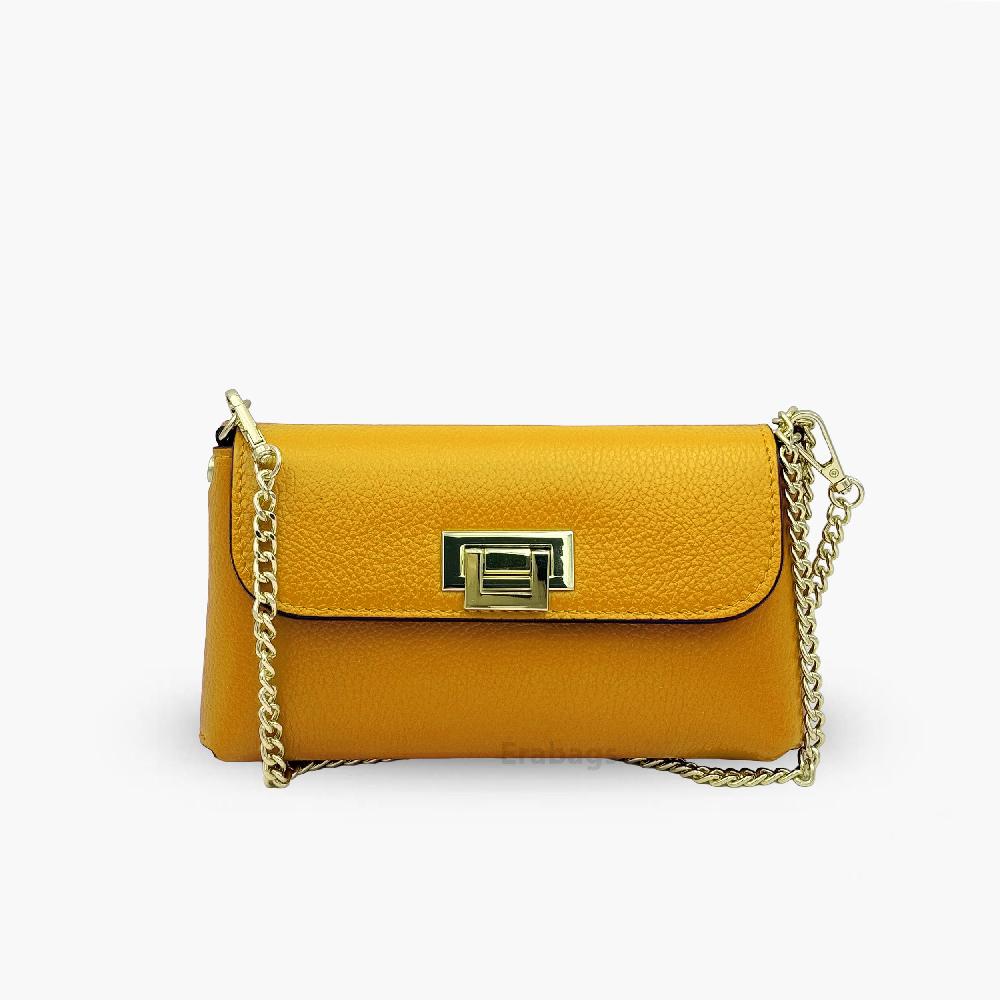 Messenger Bag aus echtem Leder Made in Italy EB10076