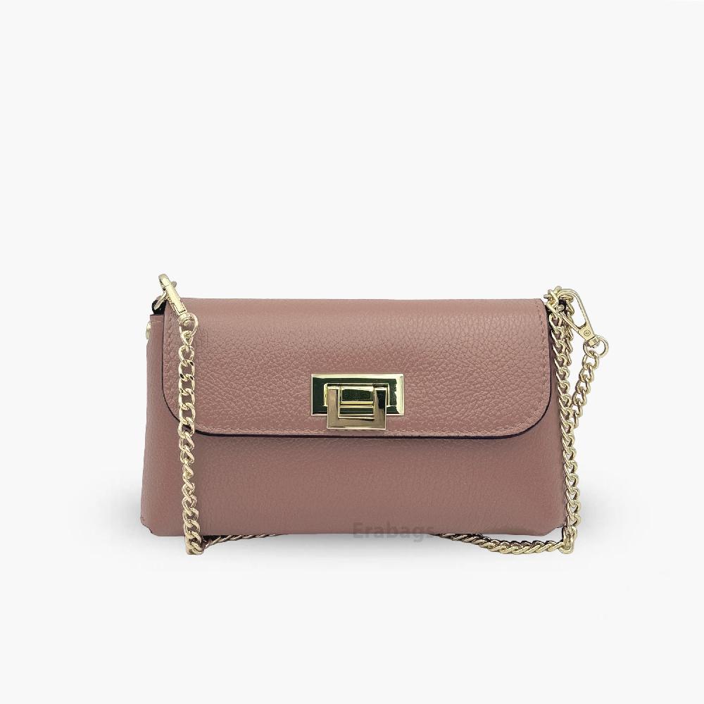 Messenger Bag aus echtem Leder Made in Italy EB10076