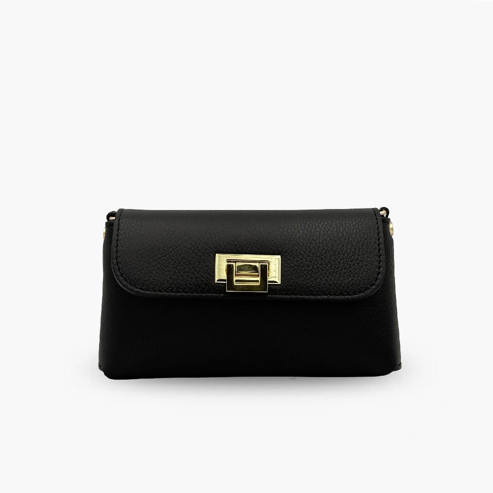 Messenger Bag aus echtem Leder Made in Italy EB10076