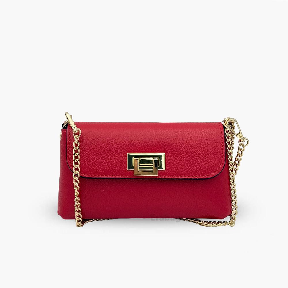 Messenger Bag aus echtem Leder Made in Italy EB10076