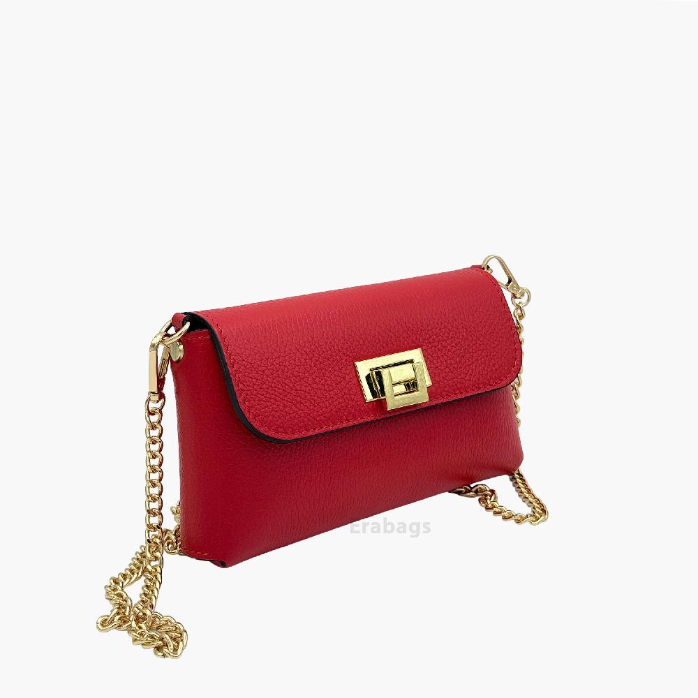 Messenger Bag aus echtem Leder Made in Italy EB10076