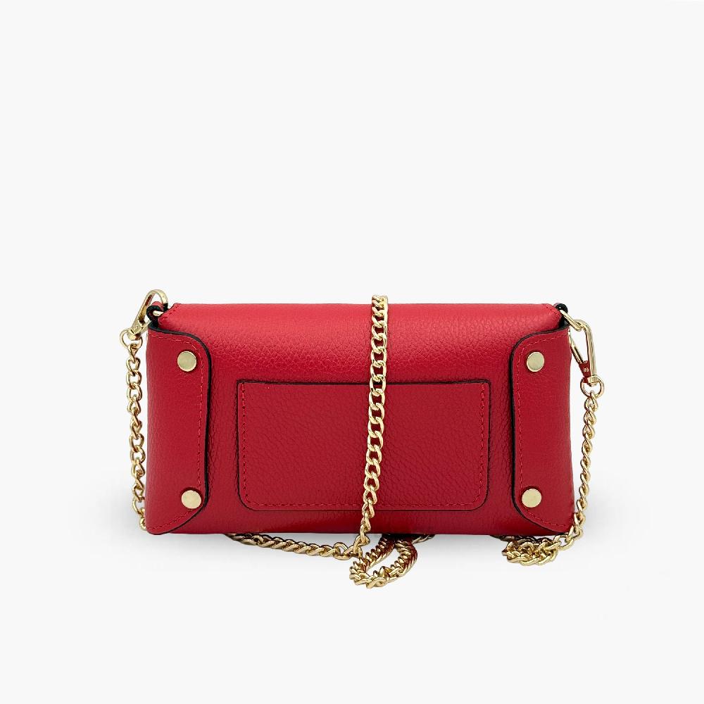 Messenger Bag aus echtem Leder Made in Italy EB10076