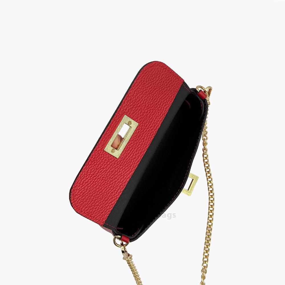 Messenger Bag aus echtem Leder Made in Italy EB10076