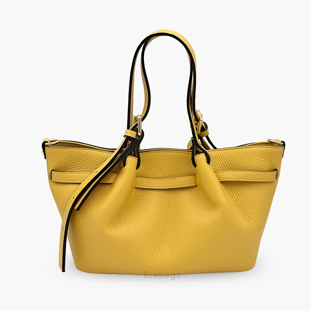 Handtasche aus echtem Leder Made in Italy EB10077