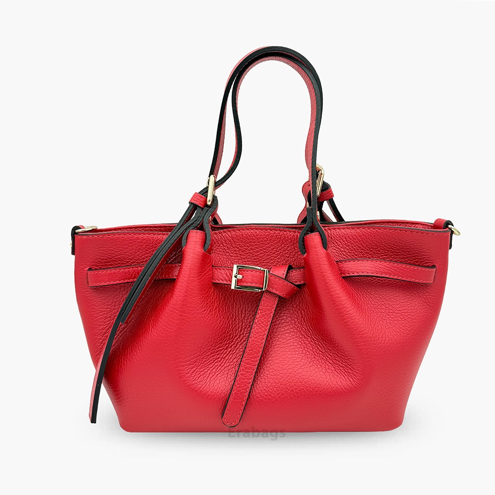 Handtasche aus echtem Leder Made in Italy EB10077