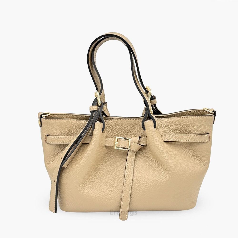 Handtasche aus echtem Leder Made in Italy EB10077