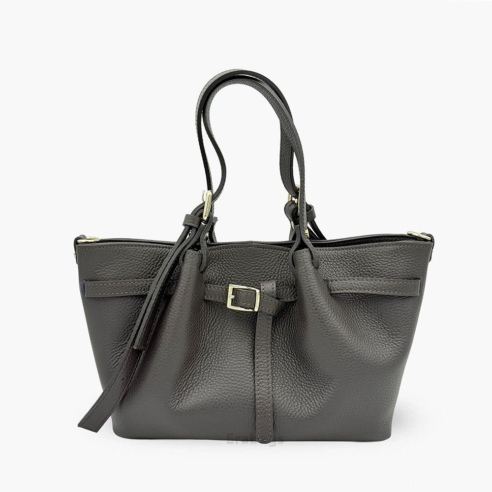 Handtasche aus echtem Leder Made in Italy EB10077