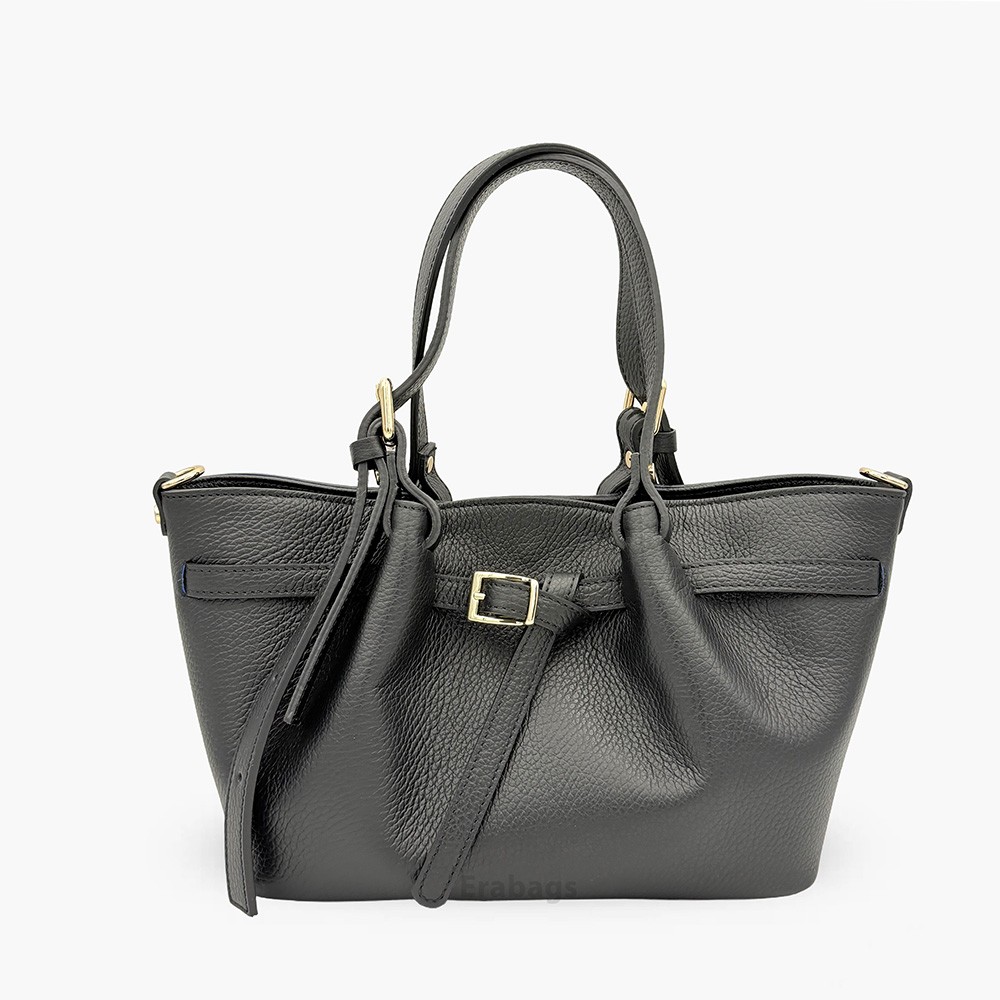 Handtasche aus echtem Leder Made in Italy EB10077