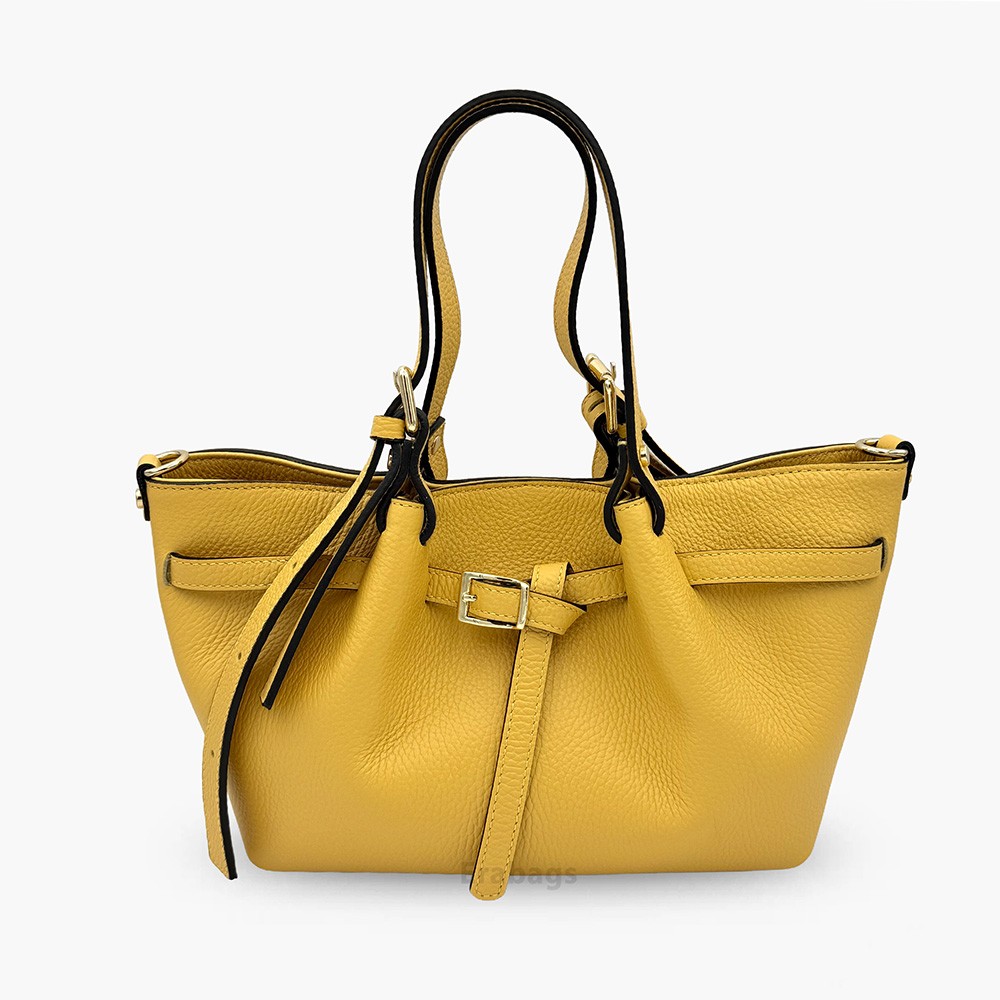 Handtasche aus echtem Leder Made in Italy EB10077