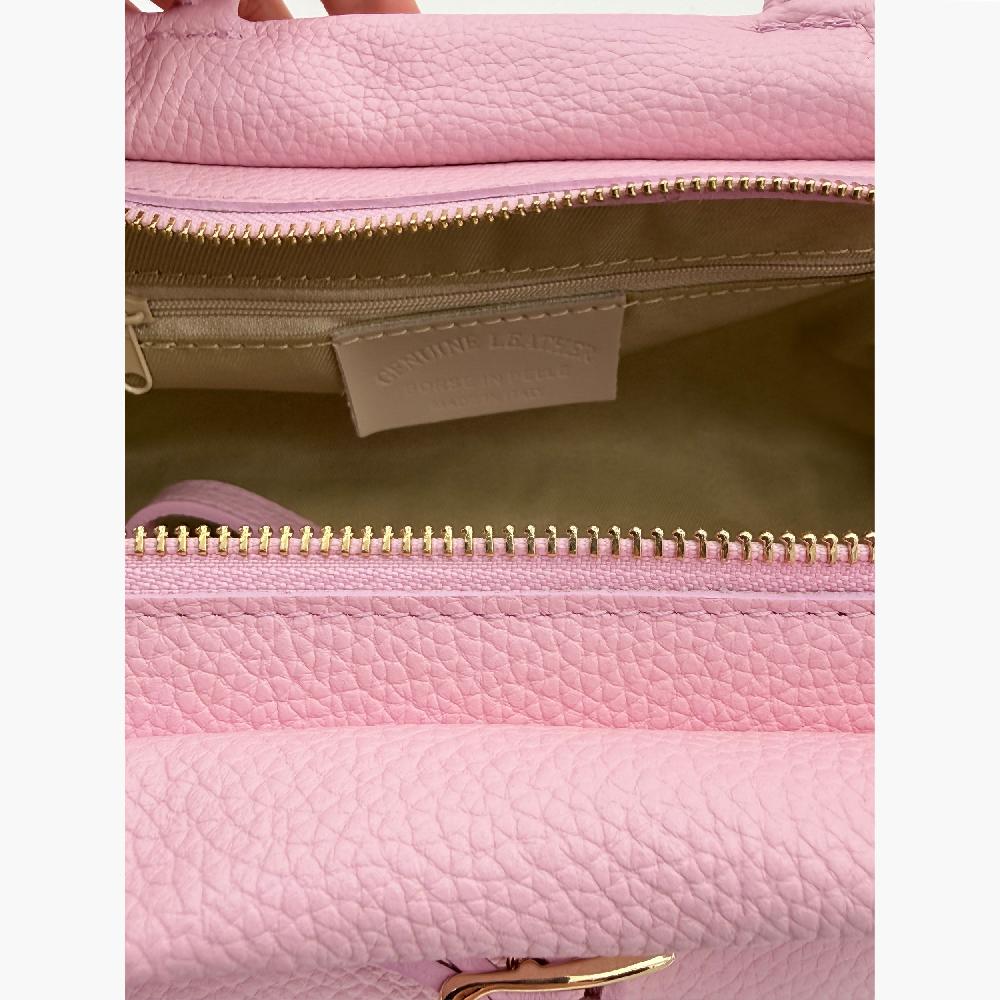 Handtasche aus echtem Leder Made in Italy EB10078