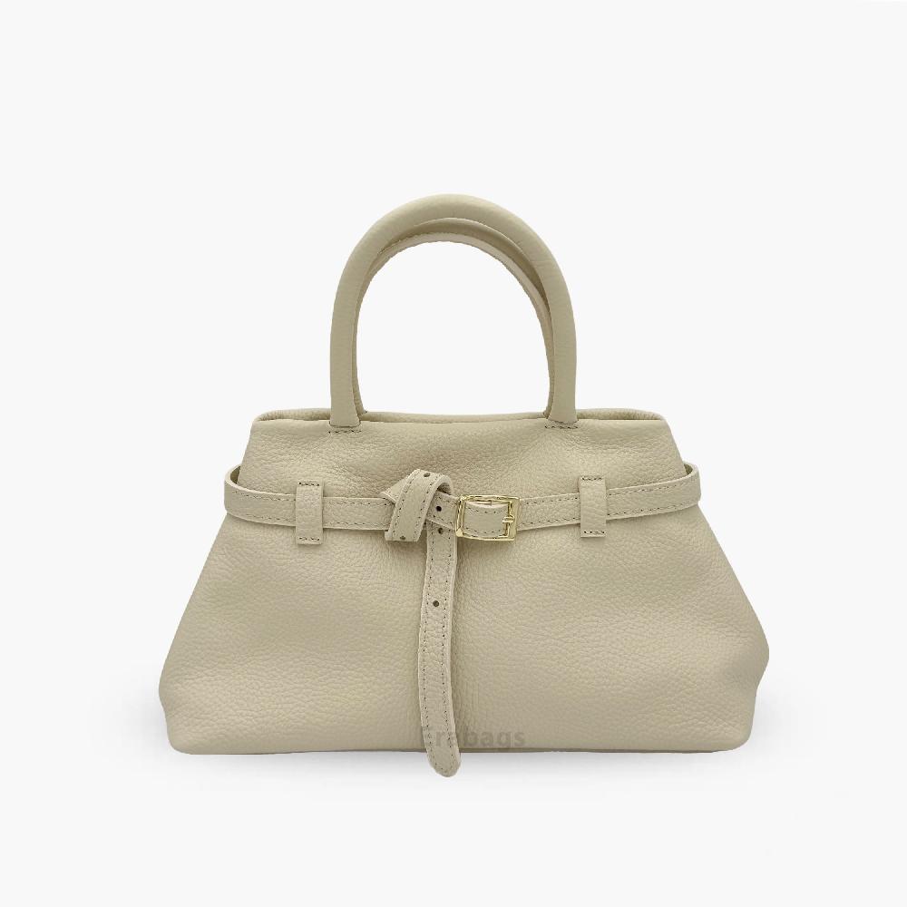 Handtasche aus echtem Leder Made in Italy EB10078