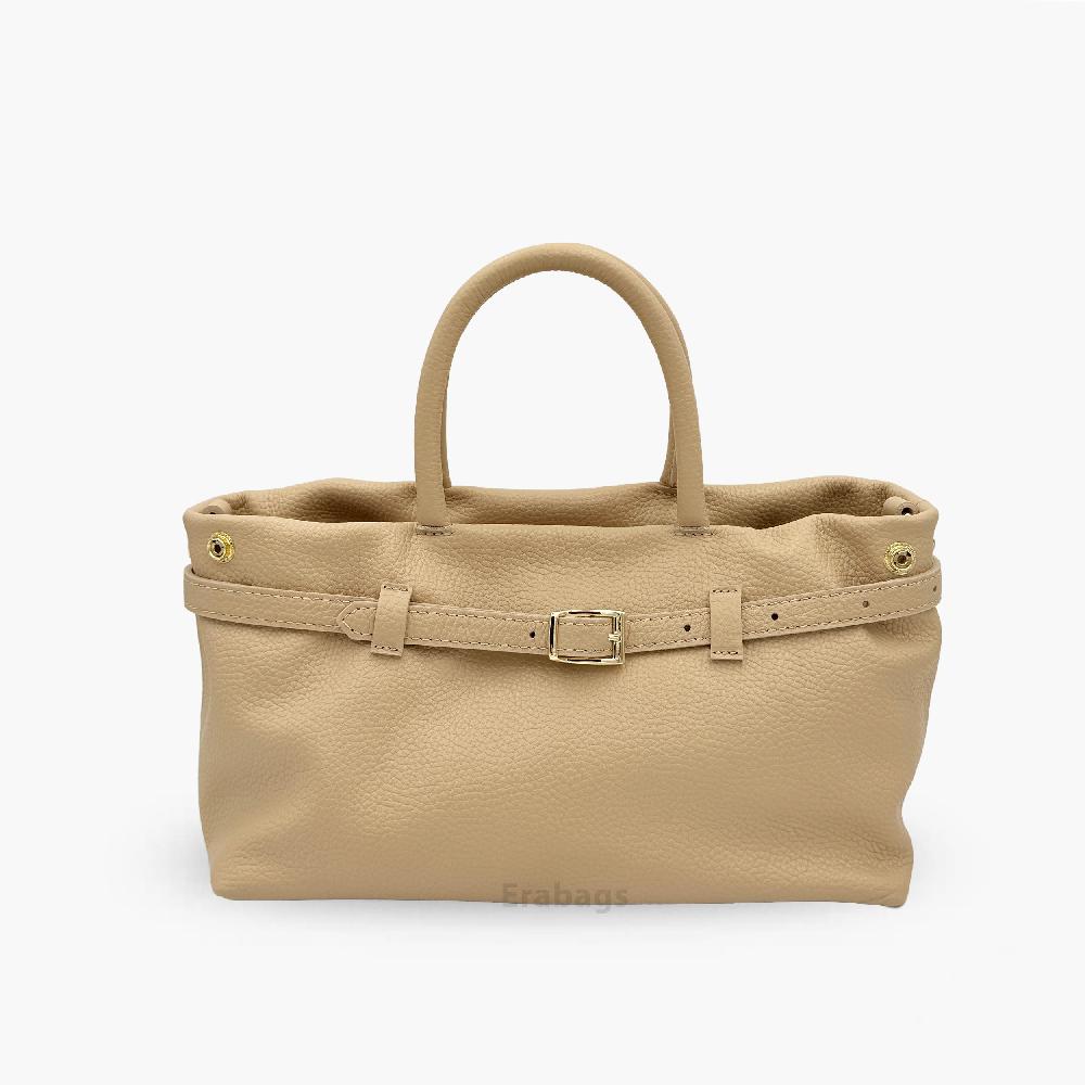 Handtasche aus echtem Leder Made in Italy EB10078