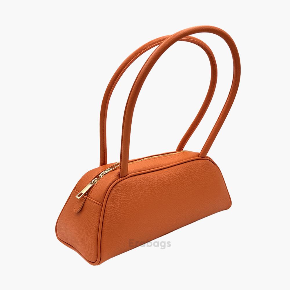 Schoudertas in echt leer Made in Italy EB10082