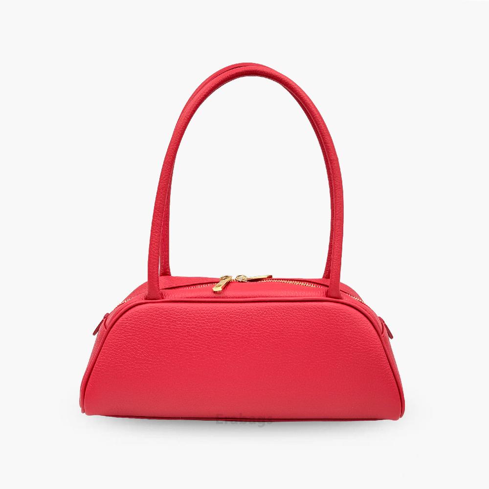 Schoudertas in echt leer Made in Italy EB10082