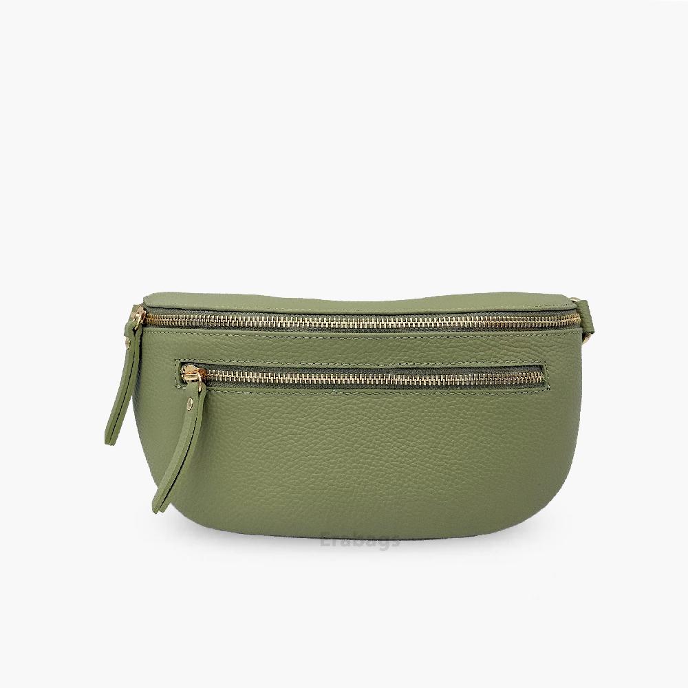 Messenger Bag aus echtem Leder Made in Italy EB10079