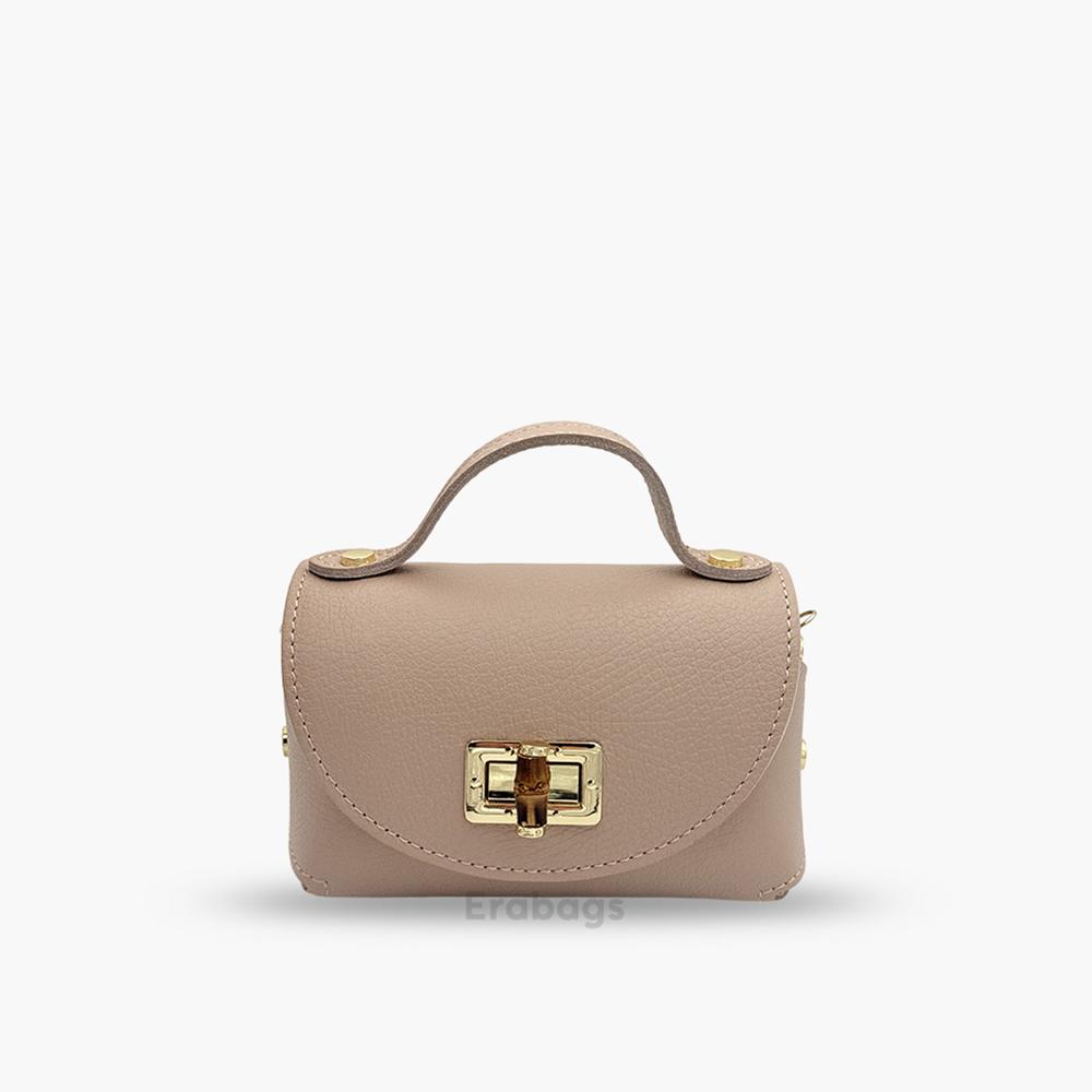 Handtasche aus echtem Leder Made in Italy EB10080