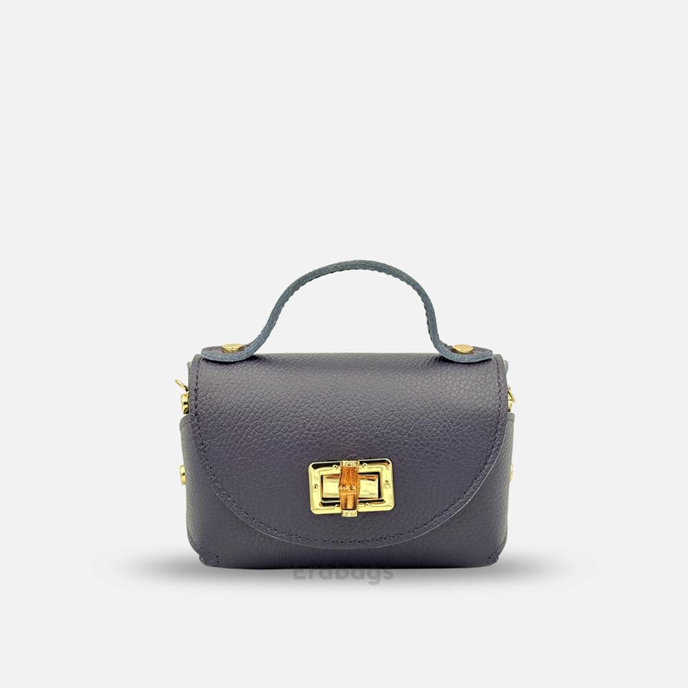 Handtasche aus echtem Leder Made in Italy EB10080