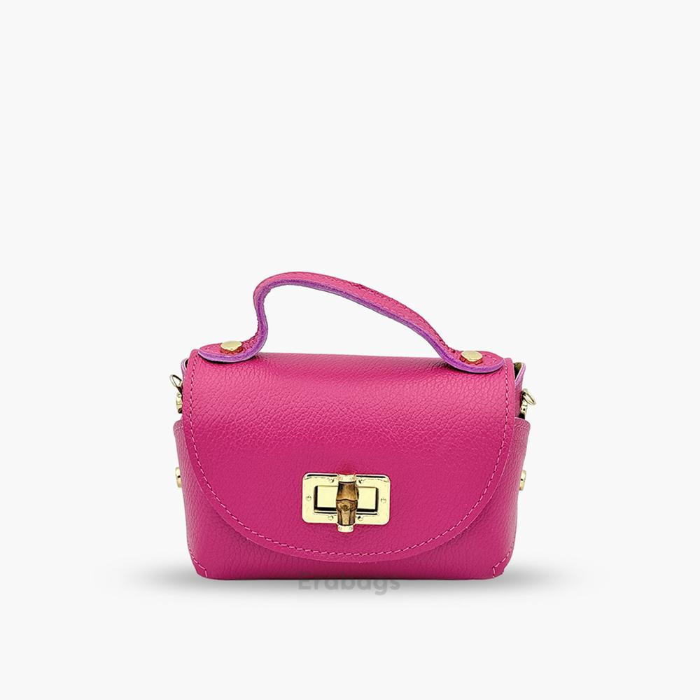 Handtasche aus echtem Leder Made in Italy EB10080