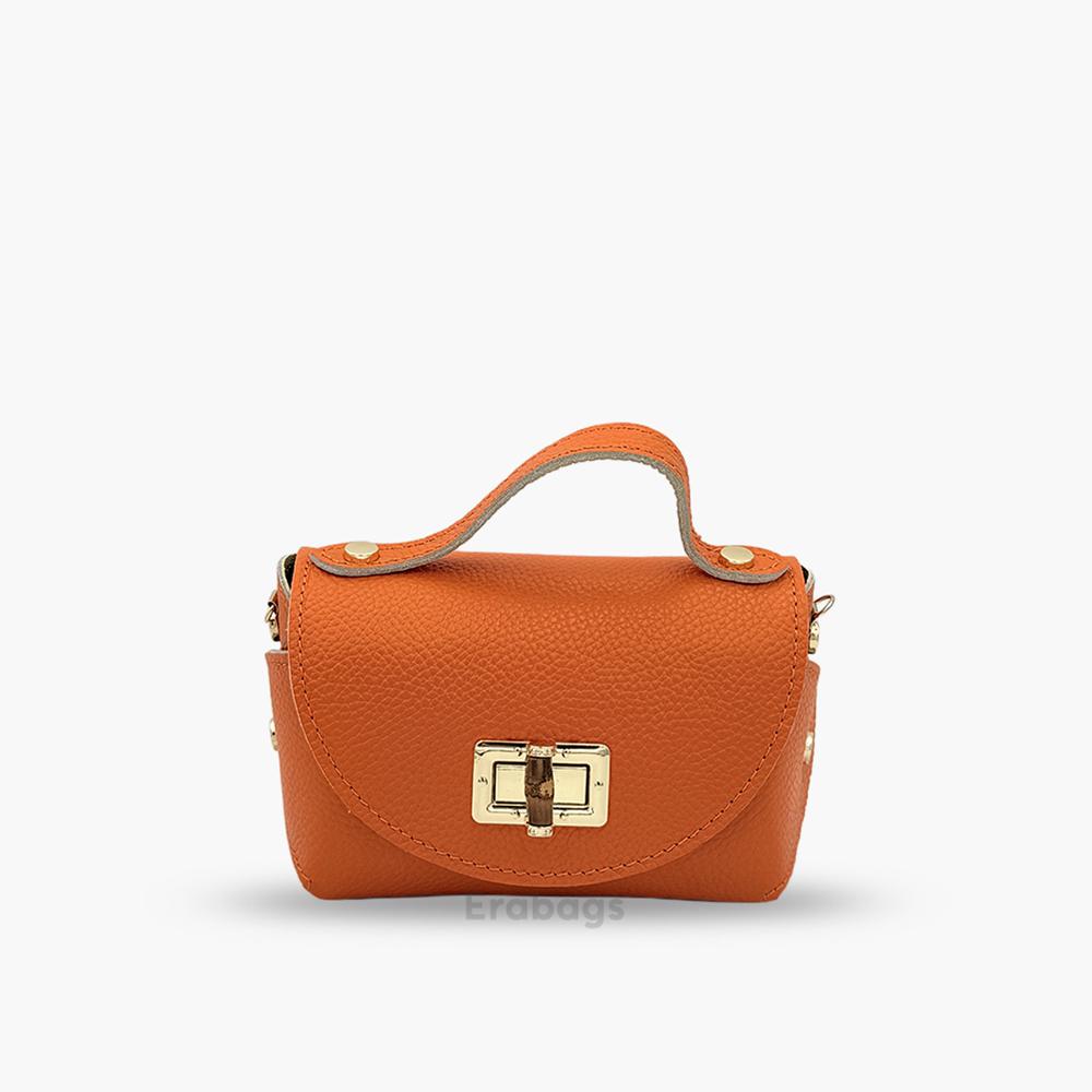 Handtasche aus echtem Leder Made in Italy EB10080