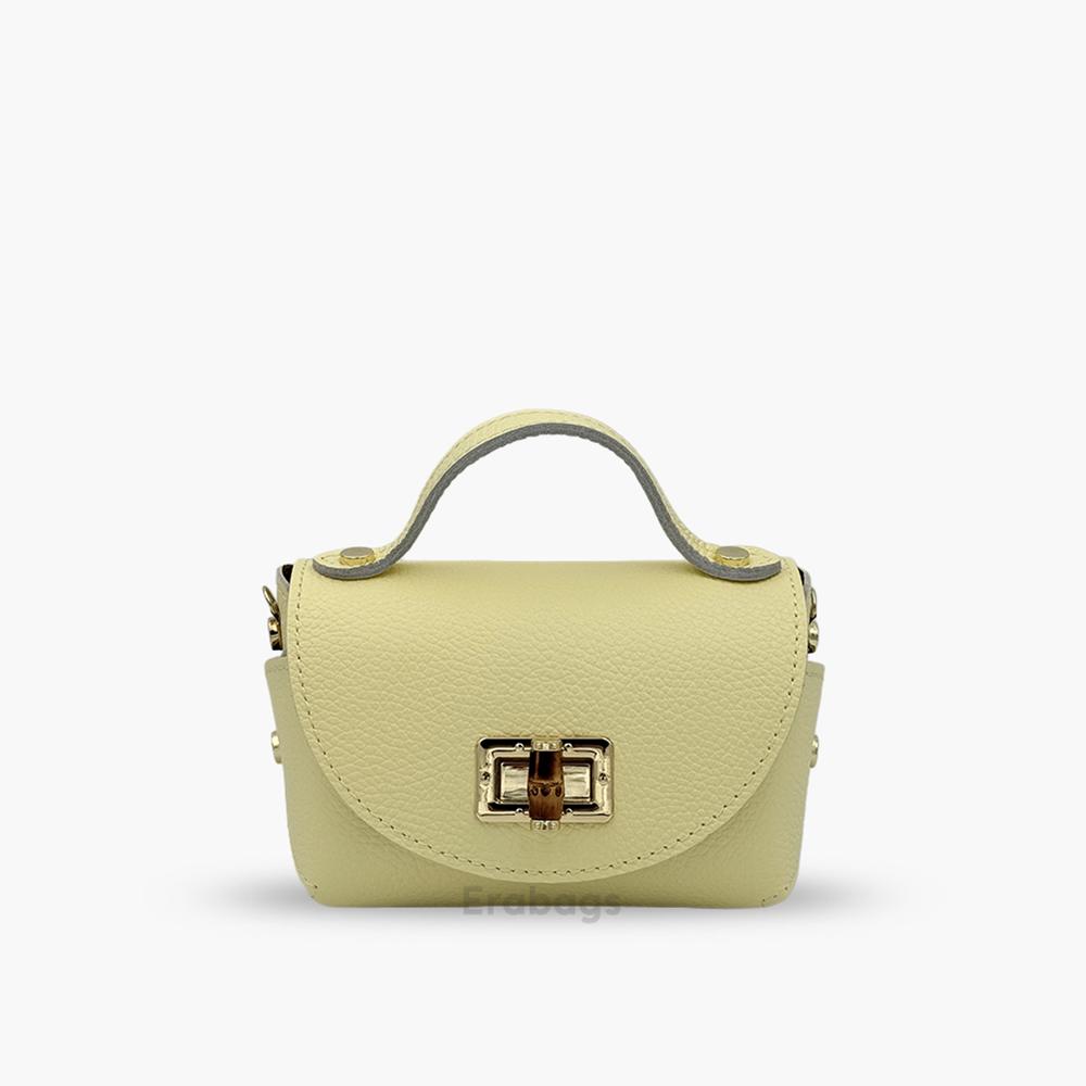 Handtasche aus echtem Leder Made in Italy EB10080