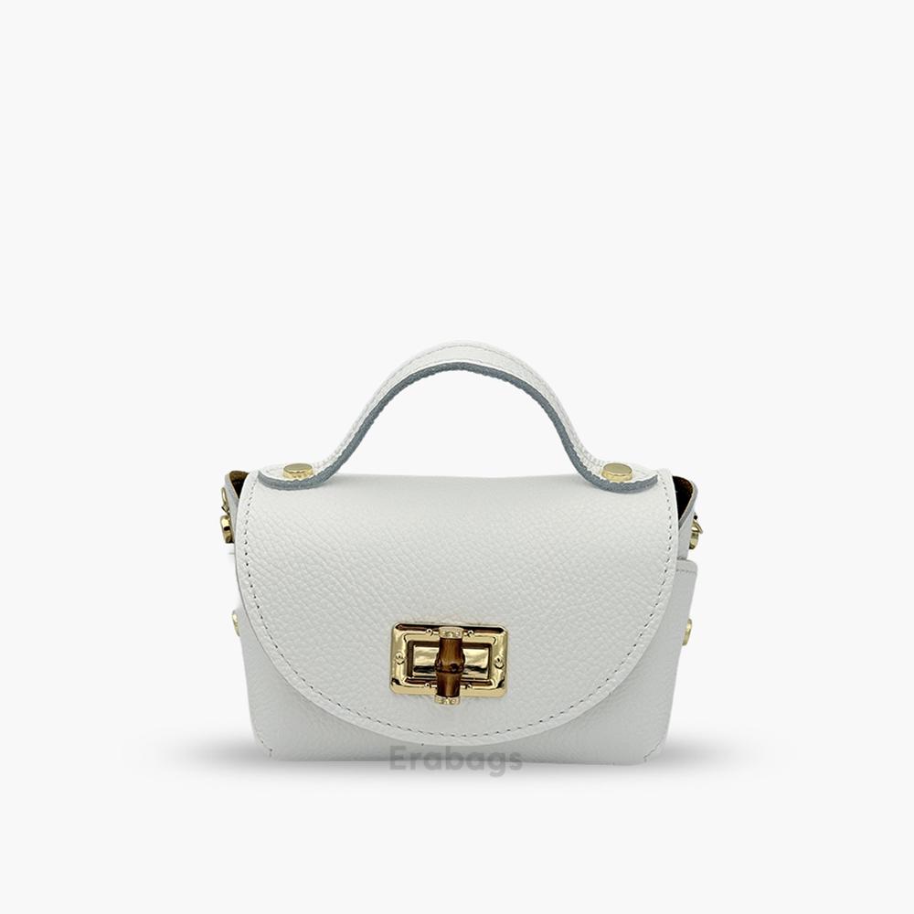 Handtasche aus echtem Leder Made in Italy EB10080