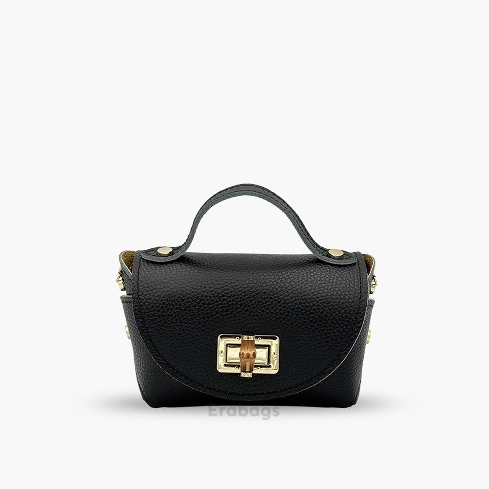 Handtasche aus echtem Leder Made in Italy EB10080