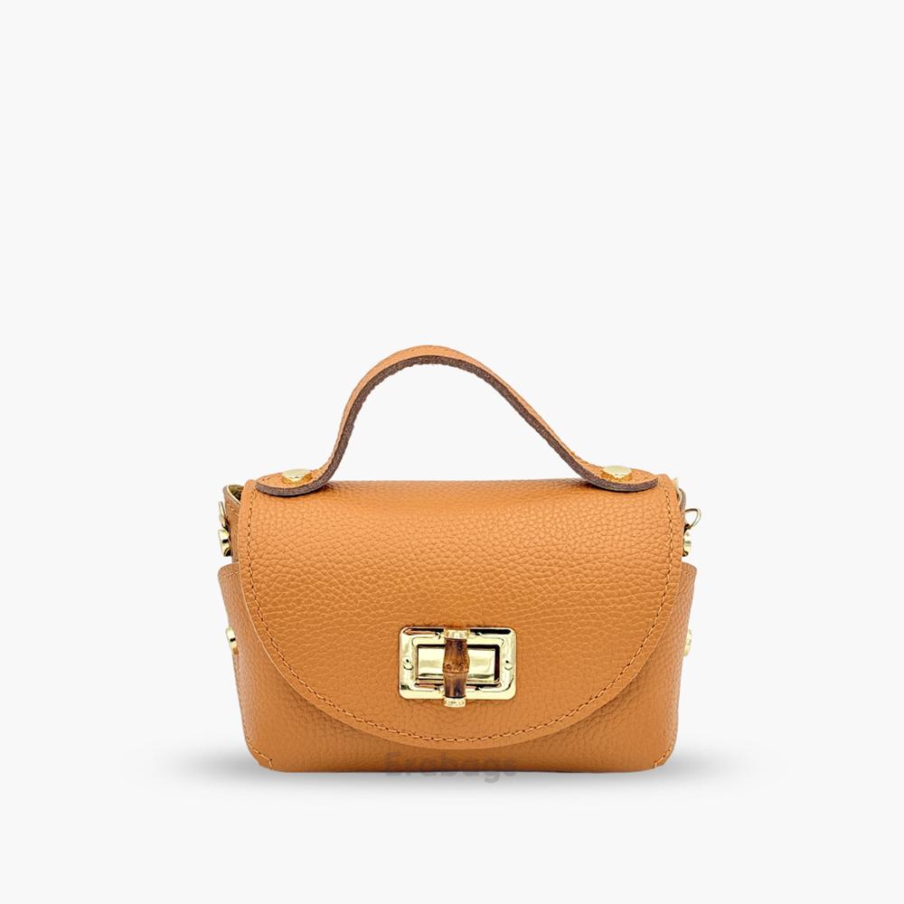 Handtasche aus echtem Leder Made in Italy EB10080