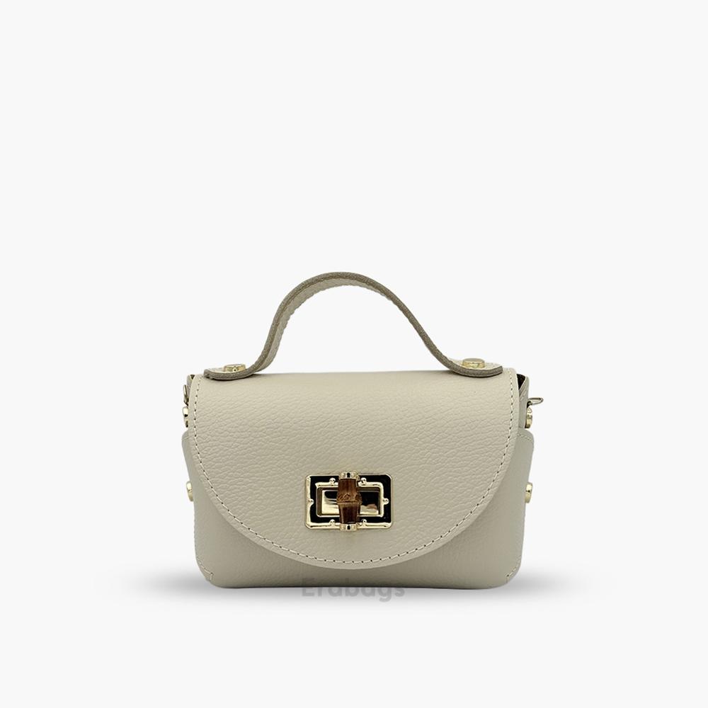 Handtasche aus echtem Leder Made in Italy EB10080