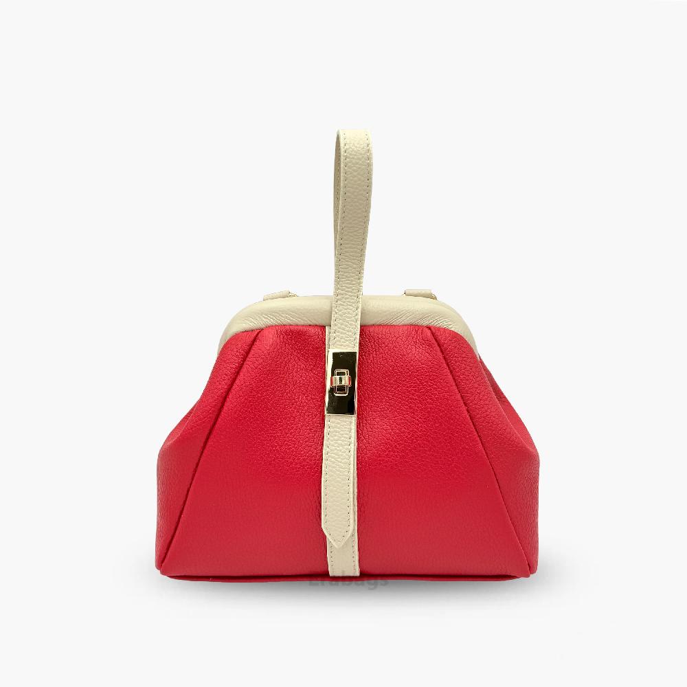 HandBag in Genuine Leather Made in Italy EB10084