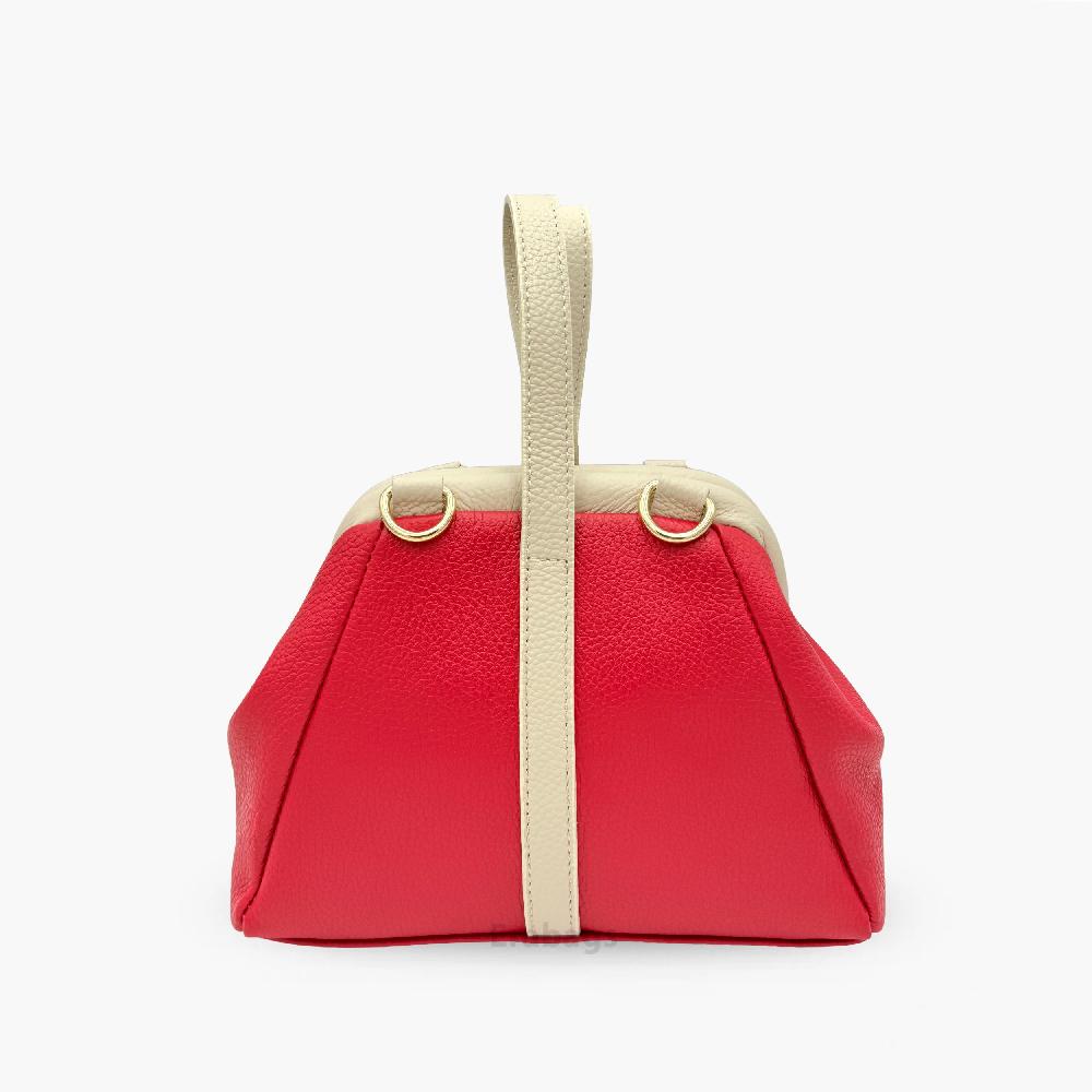 HandBag in Genuine Leather Made in Italy EB10084