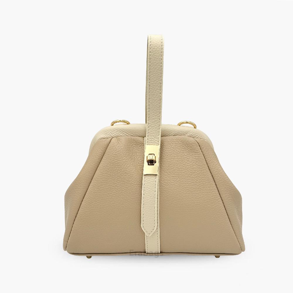 HandBag in Genuine Leather Made in Italy EB10084