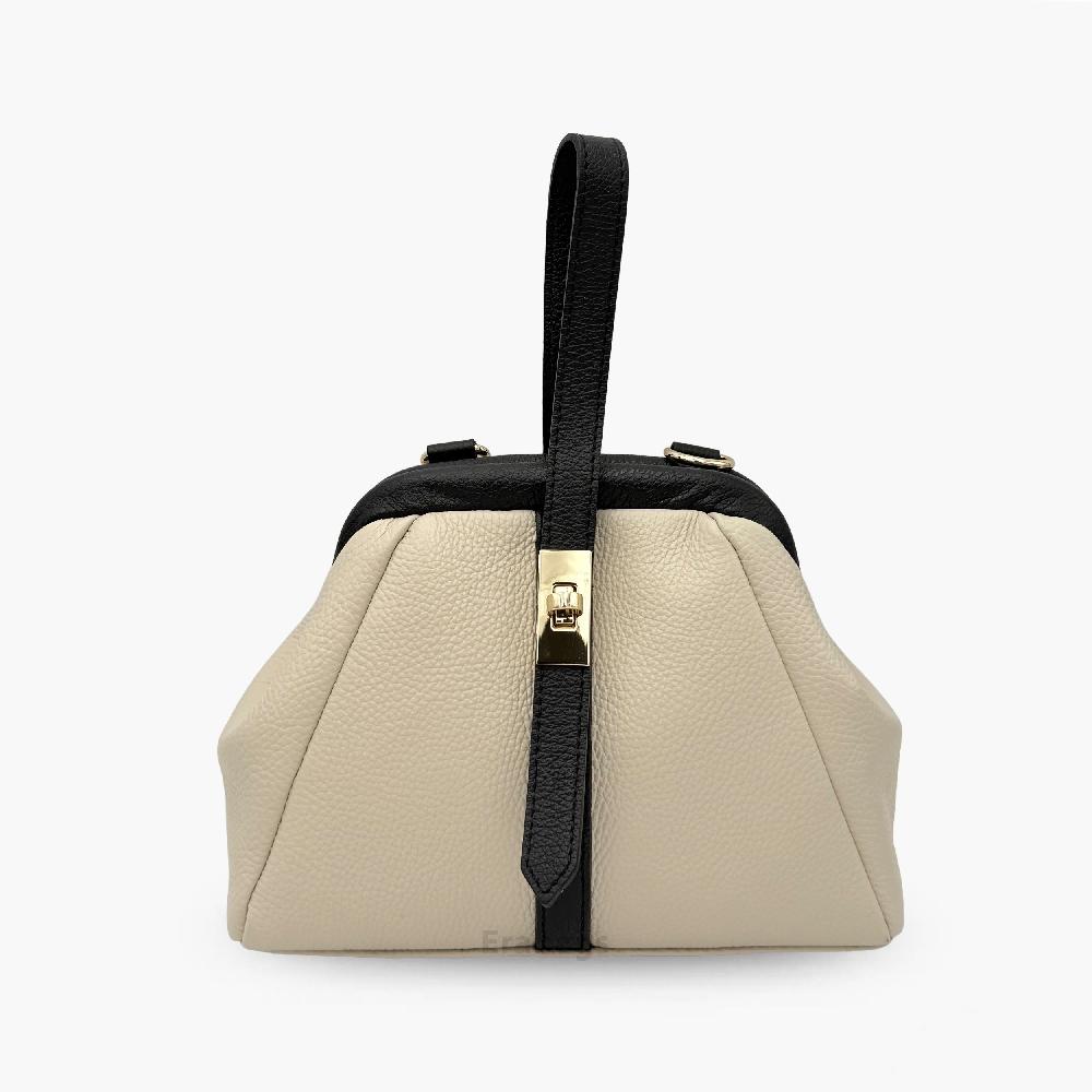 HandBag in Genuine Leather Made in Italy EB10084