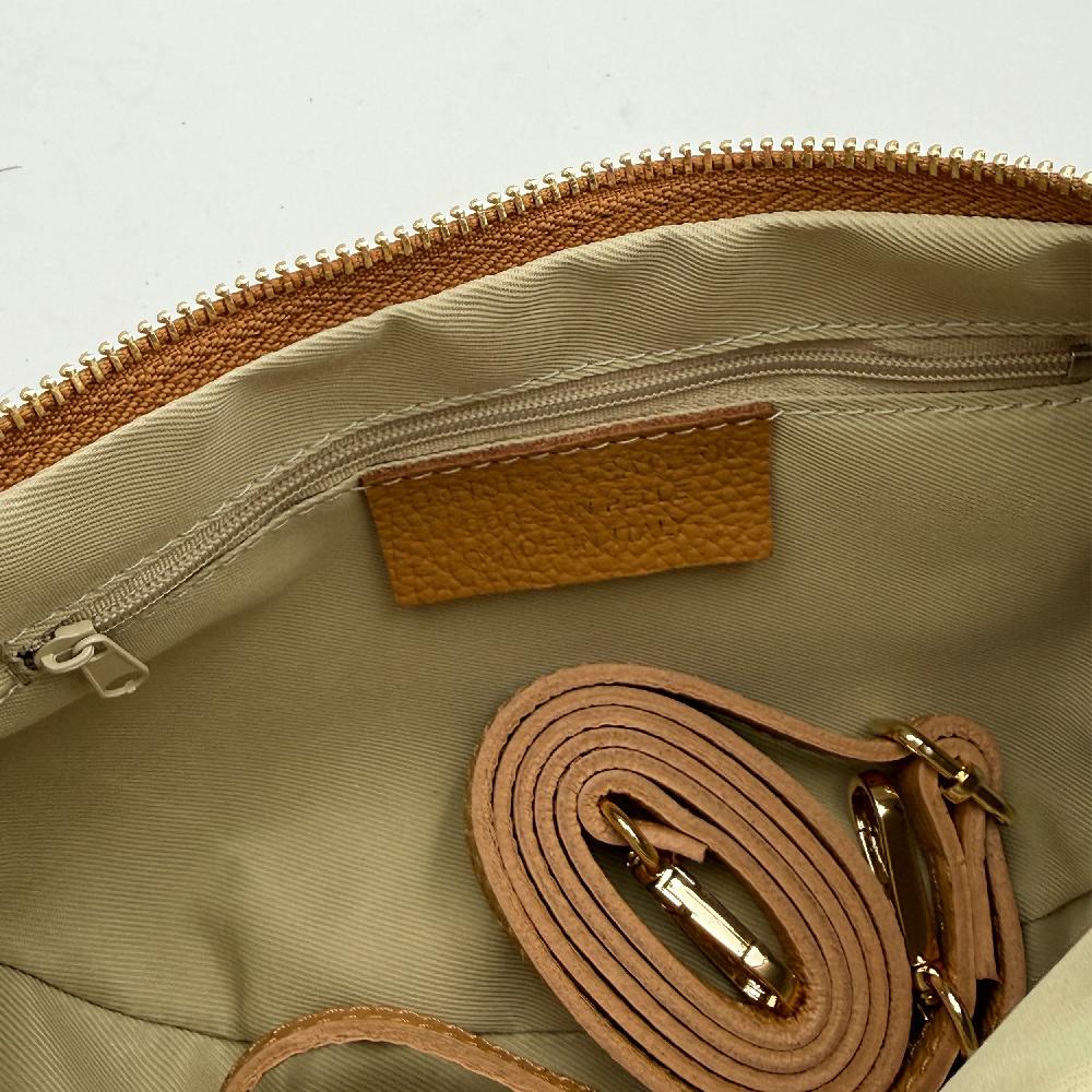 Shoulder Bag in Genuine Leather Made in Italy EB10085