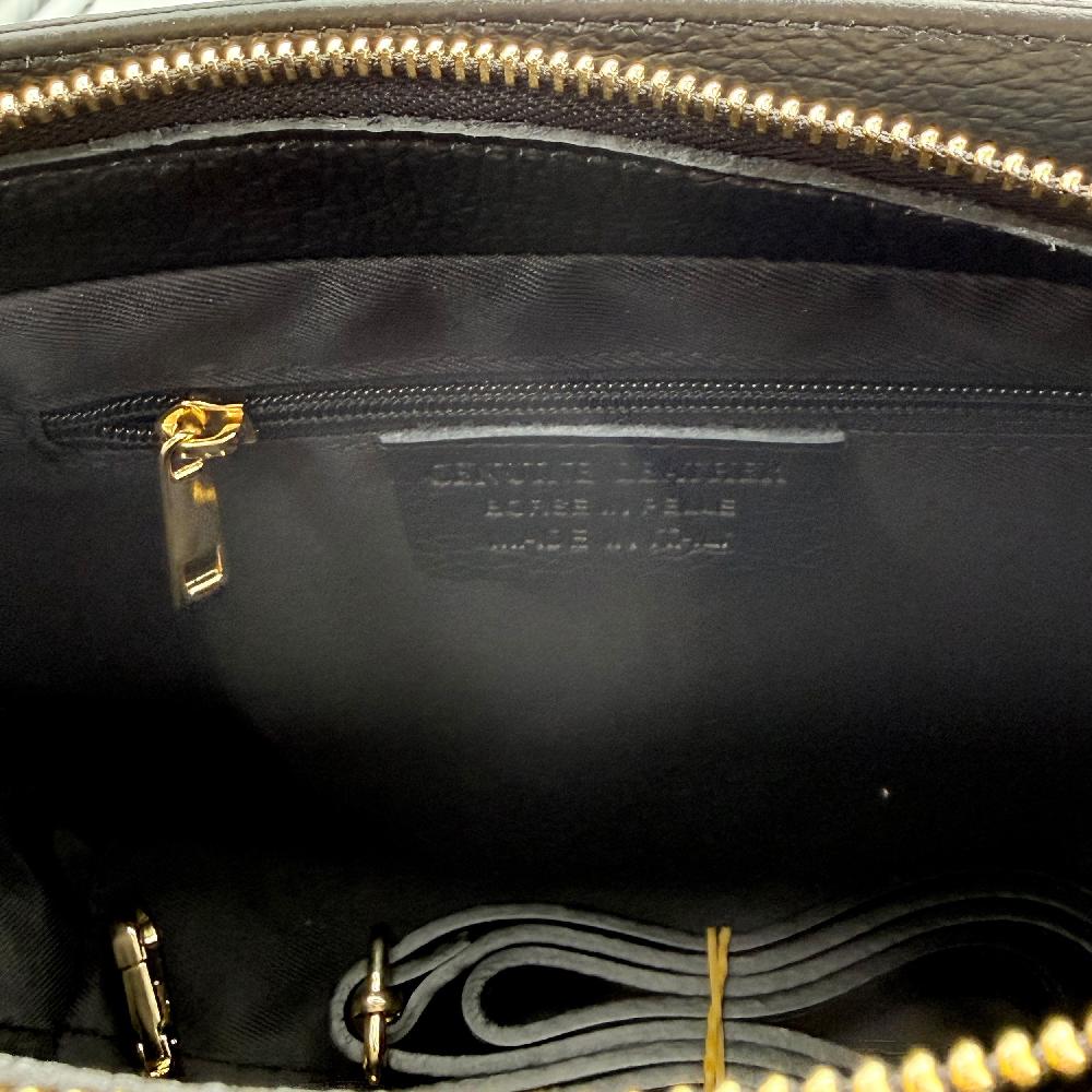 Shoulder Bag in Genuine Leather Made in Italy EB10086