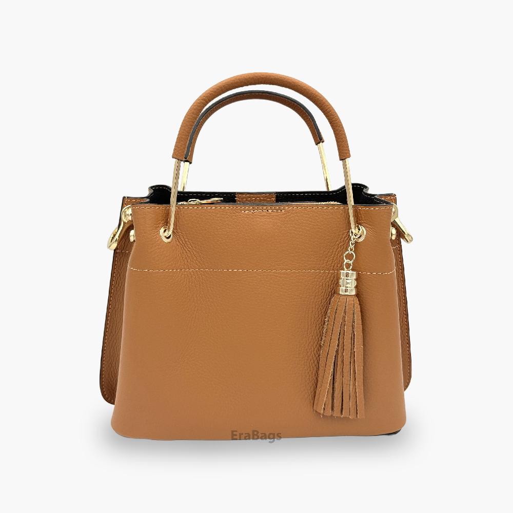Sac à main en cuir véritable Made in Italy EB10094
