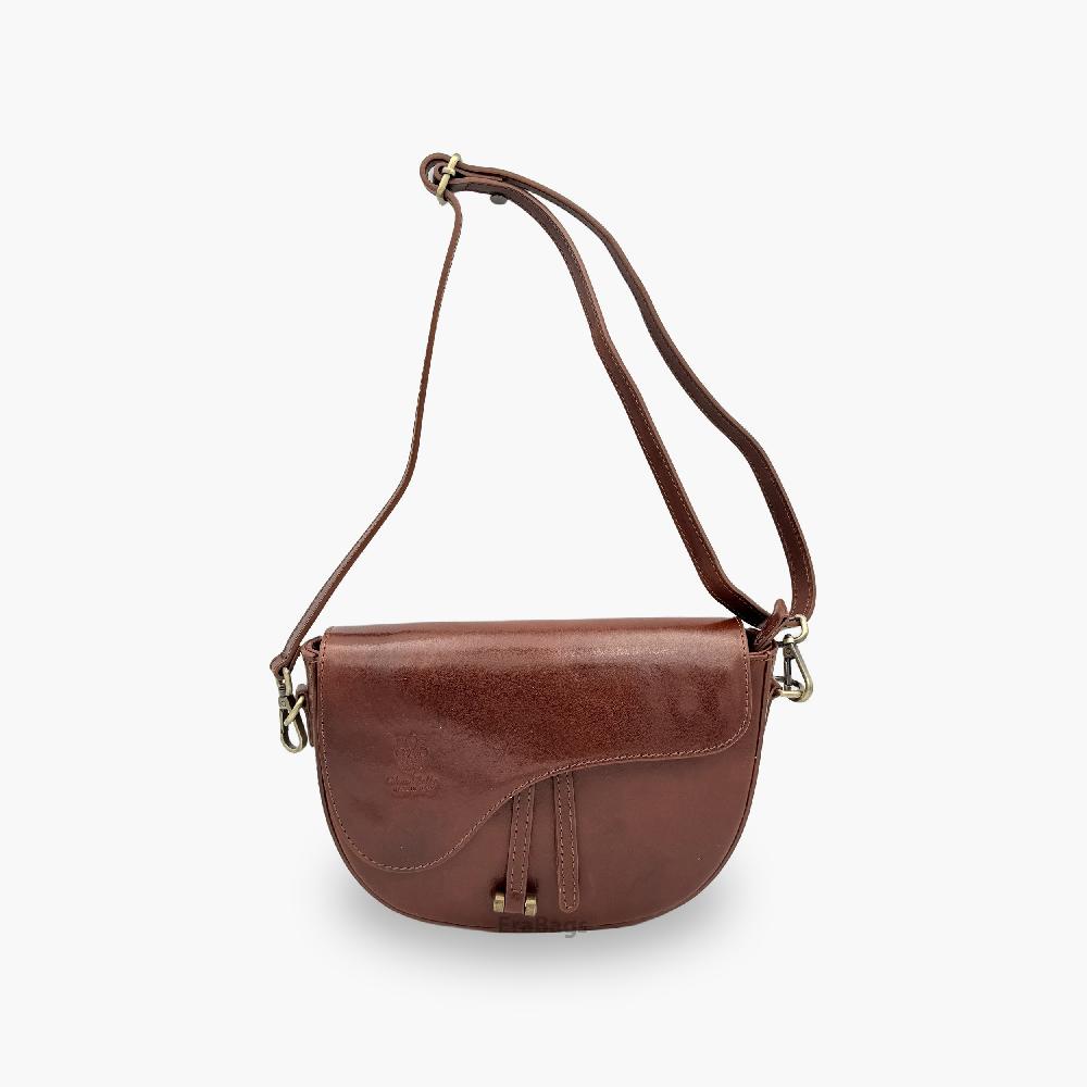 Buffered High Quality Genuine Leather Messenger Bag Made in Italy EB10099