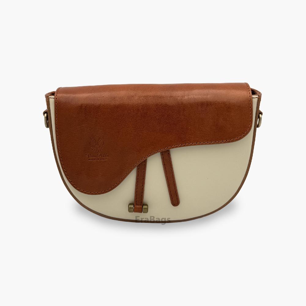 Buffered High Quality Genuine Leather Messenger Bag Made in Italy EB10099