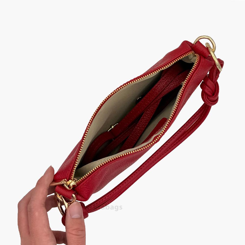 Borsa a mano in vera pelle, prodotta in Italia EB20000