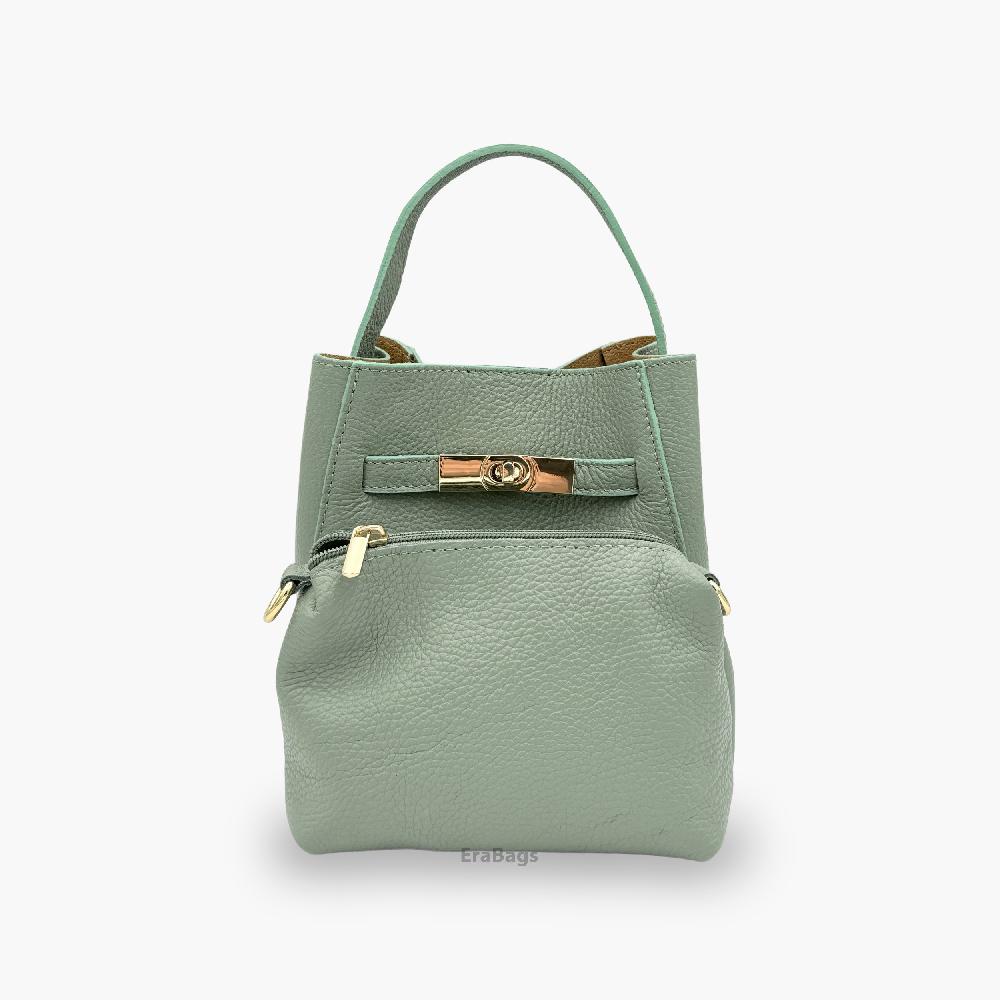 HandBag in Genuine Leather Made in Italy EB20001