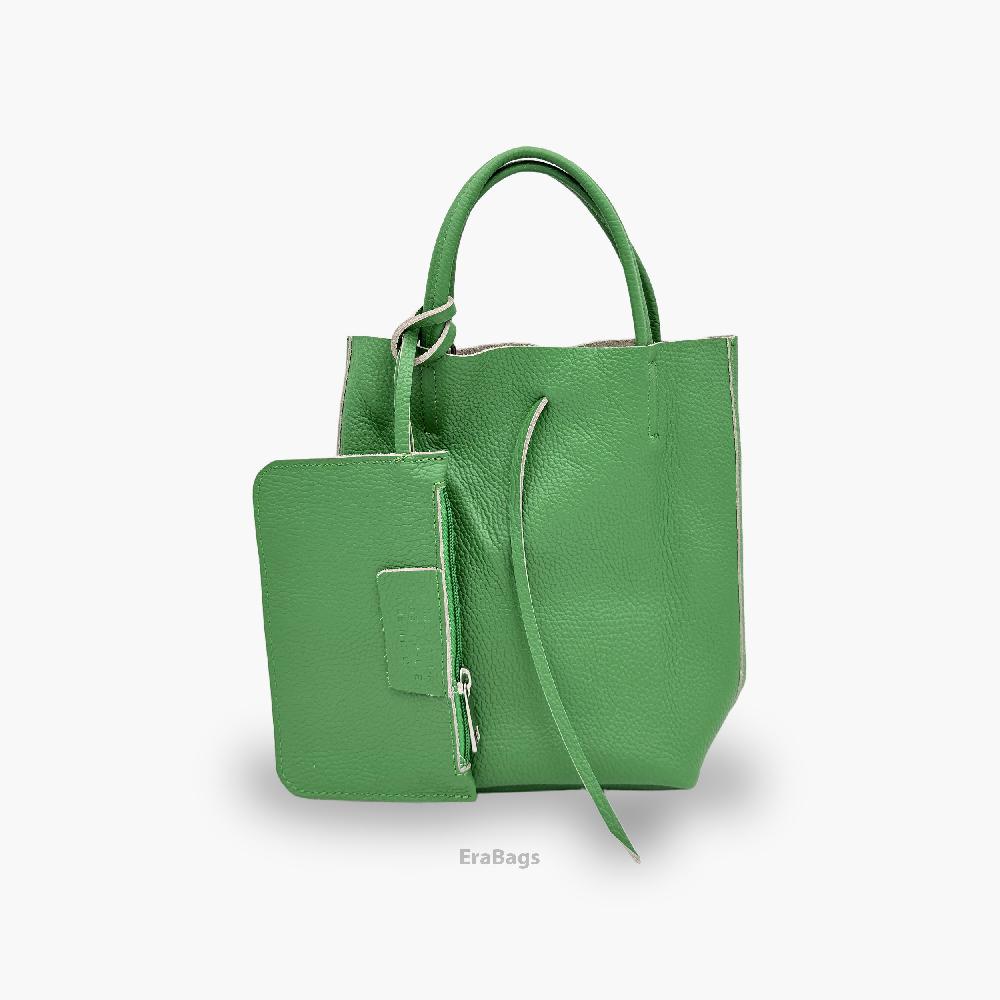 Borsa a mano in vera pelle, prodotta in Italia EB20002