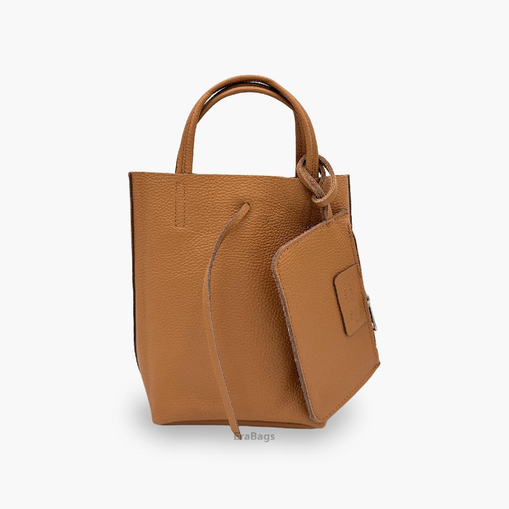 Borsa a mano in vera pelle, prodotta in Italia EB20002
