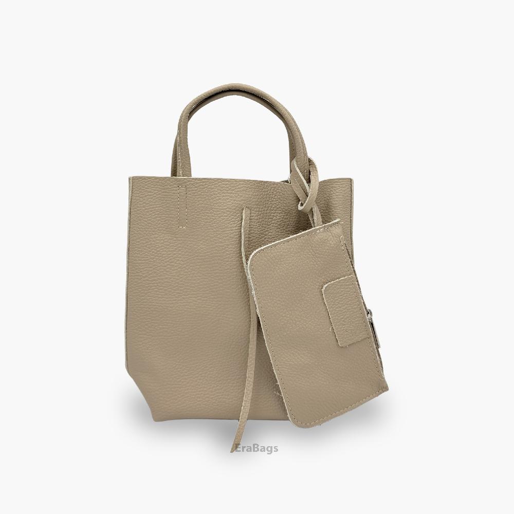 Borsa a mano in vera pelle, prodotta in Italia EB20002