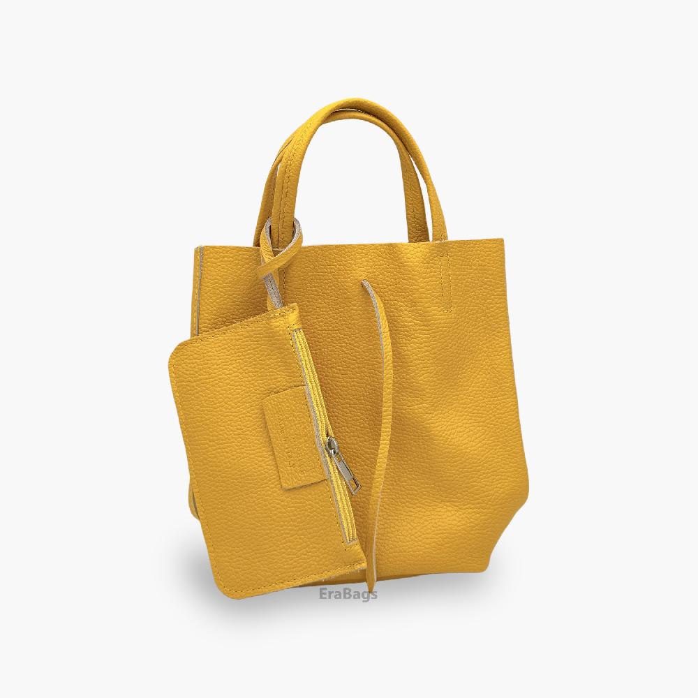 Borsa a mano in vera pelle, prodotta in Italia EB20002