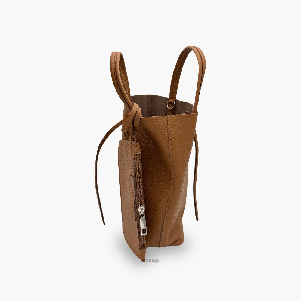 Borsa a mano in vera pelle, prodotta in Italia EB20002