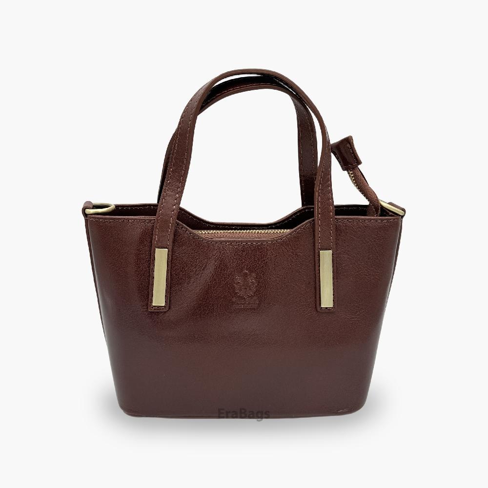 Borsa a mano in vera pelle, prodotta in Italia EB21