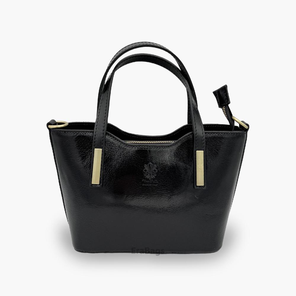 Borsa a mano in vera pelle, prodotta in Italia EB21